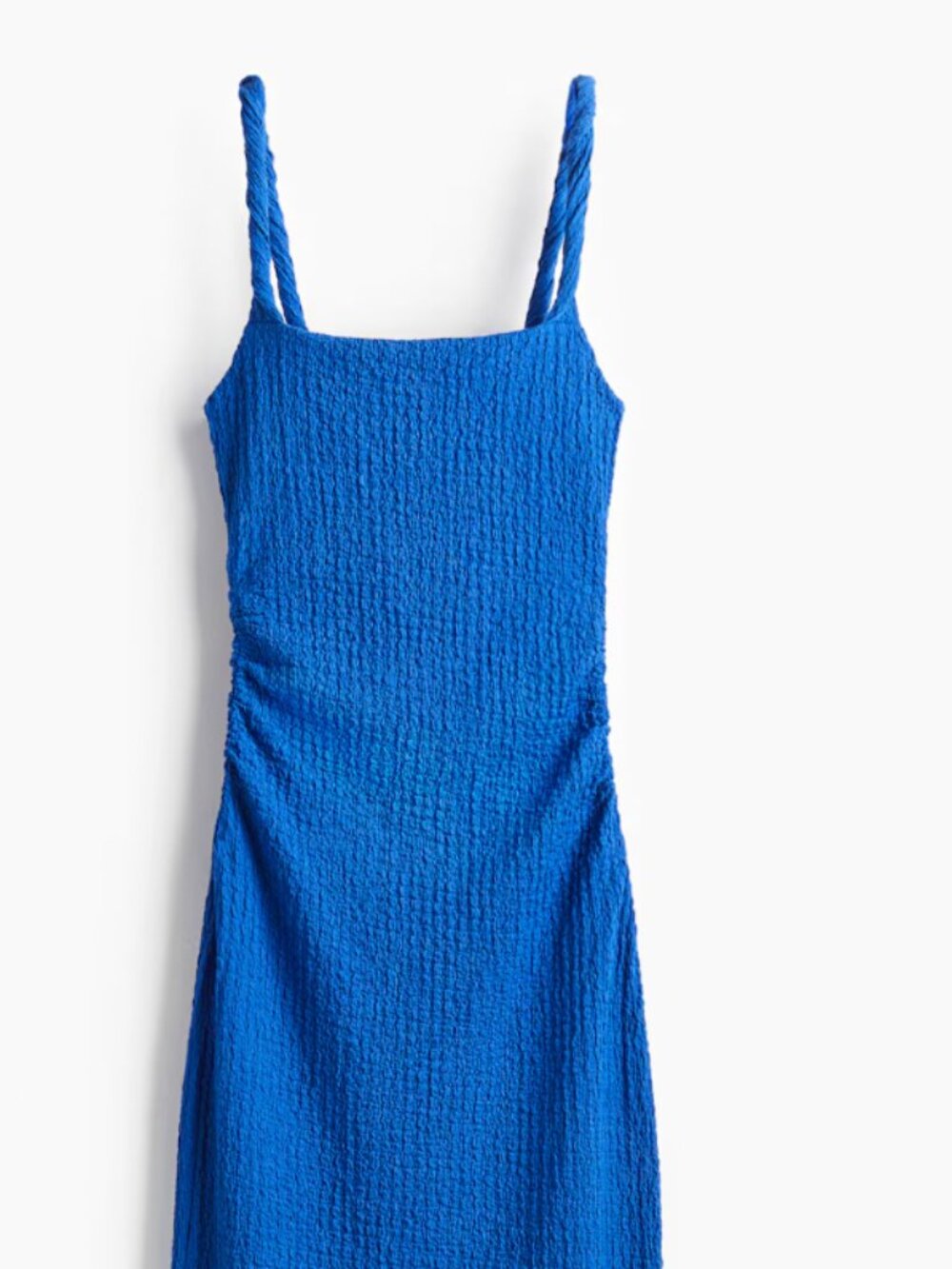 Textured Jersey Midi Dress